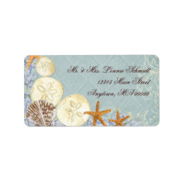Floral Cottage by Sea Shells Beachy Wedding Etiket