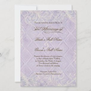 Floral Cottage by Sea Shells Beachy Wedding Kaart