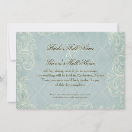 Floral Cottage by Sea Shells Beachy Wedding Save The Date