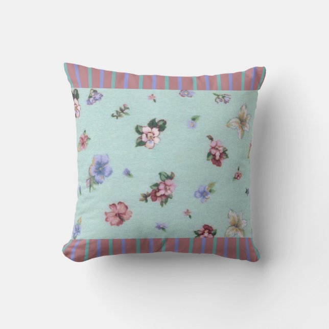 Floral Coussin victorien (Recto)