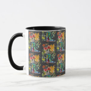 Floral Cowboy Boot Mok
