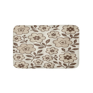Floral Cream Badmat