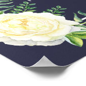 Floral Créez votre propre affiche (Coin)