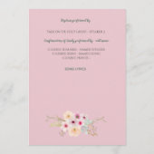 Floral Cross BAUTIZO Bautismo Baptism Programme (Dos)