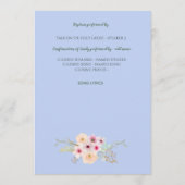 Floral Cross BAUTIZO Bautismo Baptism Programme (Dos)