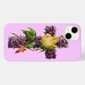 Floral Cross Case-Mate iPhone Case (Achterkant (horizontaal))