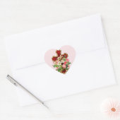 Floral Cross Hart Sticker (Envelop)