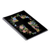 Floral Cross Spiral Notitieboek (Rechterzijde)