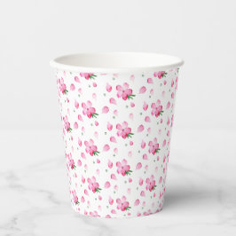 Floral cup papieren bekers