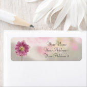 Floral Custom Adresetiketten Etiket (Insitu)