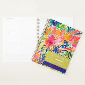 Floral Custom Name Planner voor Werk, School (Display)