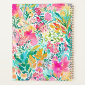Floral Custom Planner voor Werk of School (Achterkant)