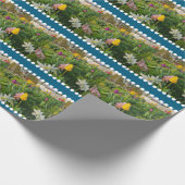 Floral Custom Wrapping Paper Cadeaupapier (Hoek)