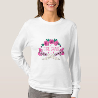 Floral Dagger Girl Gang T-shirt