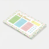 Floral Daily Planner Post-it® Notes (Schuin)