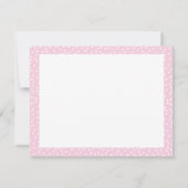 Floral Daises Mason Jar Vaas Girly Stationery Bedankkaart (Achterkant)