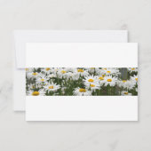 Floral daisies behalve de datumuitnodiging save the date (Achterkant)