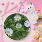 Floral Daisy Custom Paper Bord 9 in (Feest)