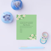 Floral Daisy Event Planner Flyer (Enkel)