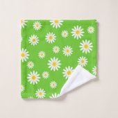 Floral Daisy Motif (Gant de toilette)