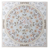 Floral Daisy Pattern van William Morris Ceramic Tegeltje (Voorkant)