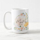 Floral Daisy & Tulp Mama Mok – gepersonaliseerd ca (Links)