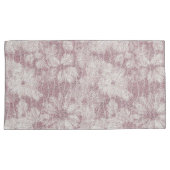 Floral Daisy Velvety Dusty Pink Kussensloop (Voorkant-Rechts)