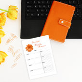 Floral Daisy Weekly Planner Gepersonaliseerd Post-it® Notes