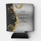 Floral Damask Blikjeskoeler (Achterkant)