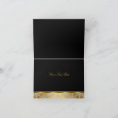 Floral Damask Carte de remerciements (Intérieur)