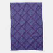 Floral Damask Pattern Theedoek (Verticaal)