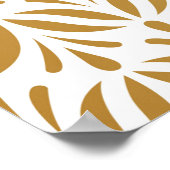 Floral damask seamless pattern. Elegant Poster (Hoek)