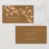 Floral Damask Visitekaartje (Voorkant / Achterkant)