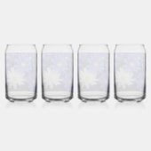 Floral d'anémones bleues et blanches (Dos)