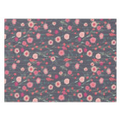 Floral Dark Boho Tafelkleed (Voorkant (Horizontaal))