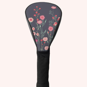 Floral Dark Golfheadcover