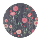 Floral Dark Snijplank (Voorkant)