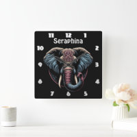 Floral dawn olifant kunst