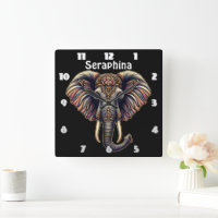 Floral dawn olifant kunst