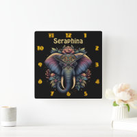 Floral dawn olifant kunst