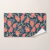Floral de Coral Breeze (Serviette à main)