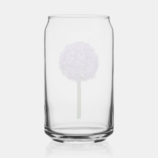 Floral de fleurs d'Allium pourpre (Verso)