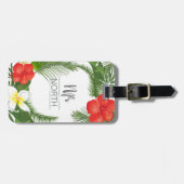 Floral de heer Groom ID475 Bagagelabel (Voorkant horizontaal)