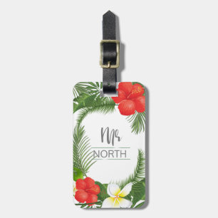 Floral de heer Groom ID475 Bagagelabel