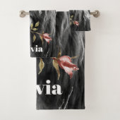 Floral de vache de Highland | Western Cowgirl Nom (En situation)