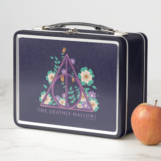 Floral Deathly Hallows Graphic (In situ)