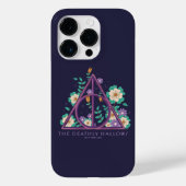 Floral Deathly Hallows Graphic Case-Mate iPhone Case (Achterkant)