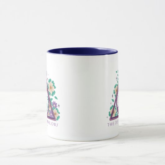 Floral Deathly Hallows Graphic Mok (Midden)