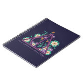 Floral Deathly Hallows Graphic Notitieboek (Linkerzijde)