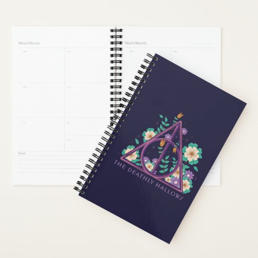 Floral Deathly Hallows Graphic Planner (Display)